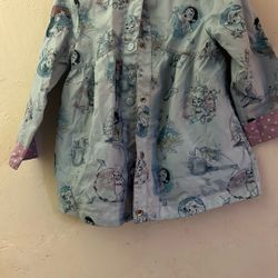 Kids Disney Reversible  Windbreaker And Tote Bag Size 2/3 