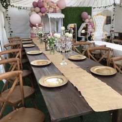 Farm Table And Crossback Chairs !!!