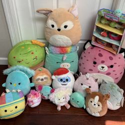 Squishmallow Plush Toy Lot all this $25 