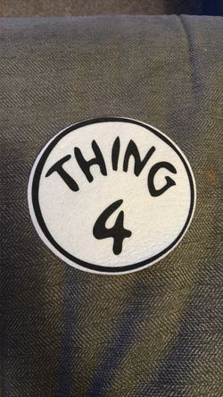 Thing 1/2 Iron-On Patch