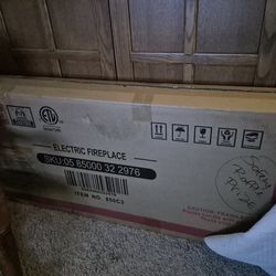 50 inch Electric reset or Mounted Fireplace