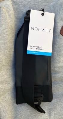 Brand new w tag NOMATIC Removable Waist Straps for Backpacks and travel bags Black (Water-Resistant