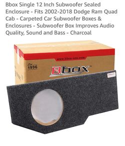 Bbox sub woofer box 12in