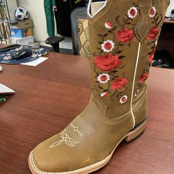 Botas Vaqueras de Piel para mujer