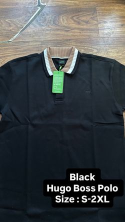 Black Hugo Boss Polo