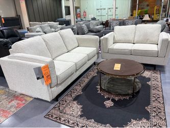 Sofa and loveseat