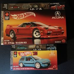 Mattel Hot Wheels Brick Shop NSX Civic