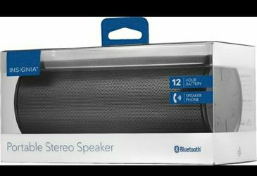 Portable Bluetooth Black Insignia Speaker