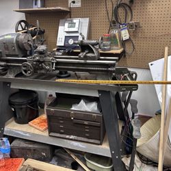 Vintage Montgomery Ward lathe
