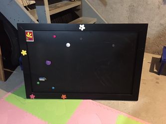 Magnetic board chalk board