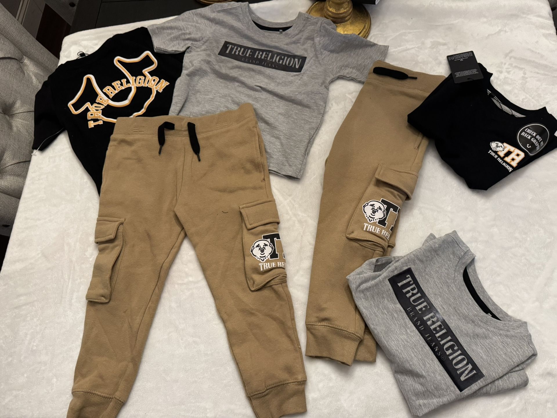 Kids Boys 2,3,4,5,6,,7,8,10,12 True Religion Outfit Sets