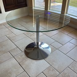 Table Glass / Mesa De Vidrio En Excelentes Condiciones