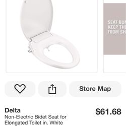 Delta Non-Electric Bidet Seat for Elongated Toilet