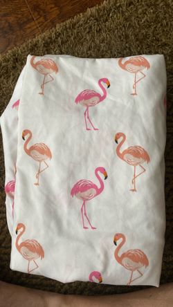Twin sheet set-flamingo