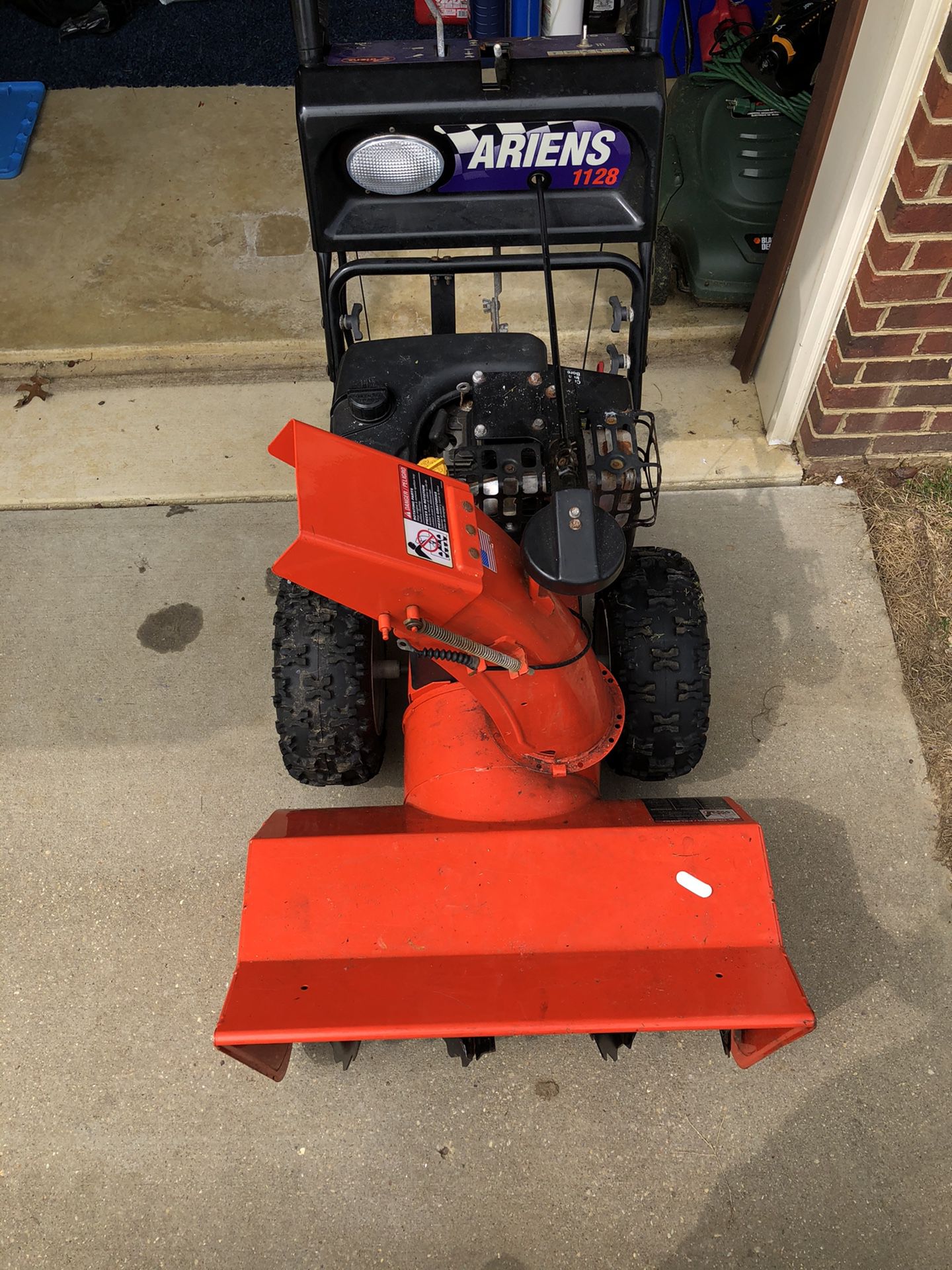 Ariens 1128 Snow Blower And Western 76” Pro Plow For Sale In Saint