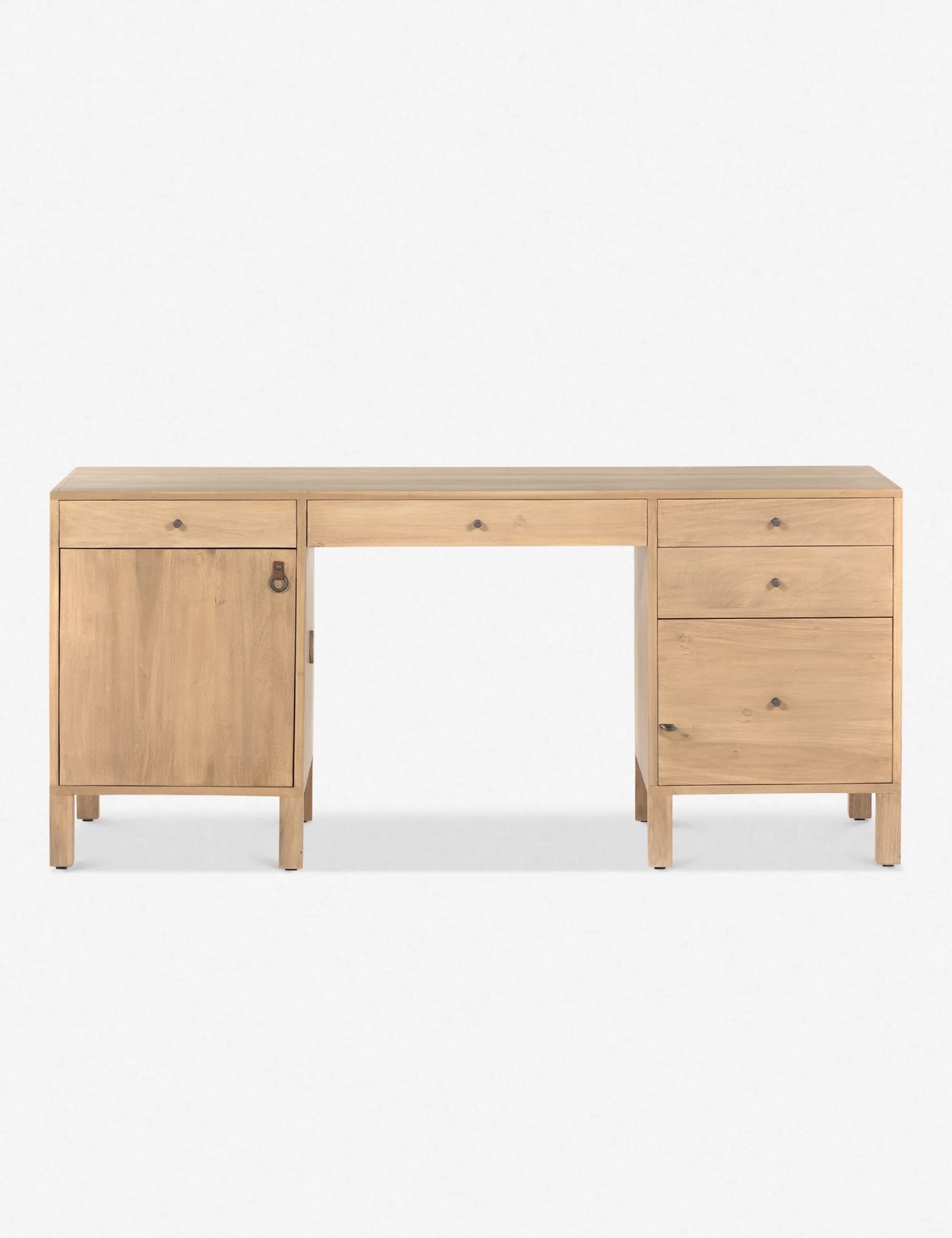 Lulu and Georgia wooden desk with storage