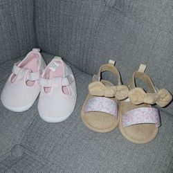 Baby Girl Shoes Size 6-9 Months 
