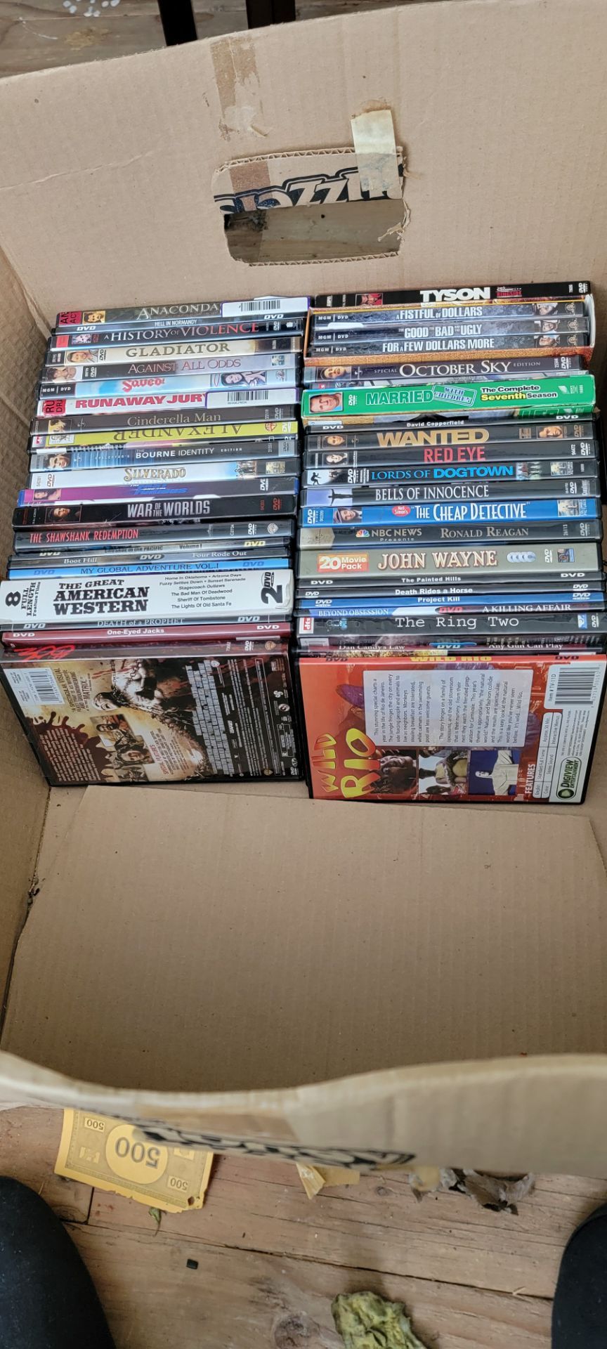 50 DVD Movie Lot โ Mixed Genres (Modern, Superhero, Western, Oldies & More) โ $100 for All
Description:
Selling a lot of 50 DVDs in a mixed collection