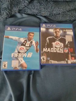 Fifa 19 and Madden 18