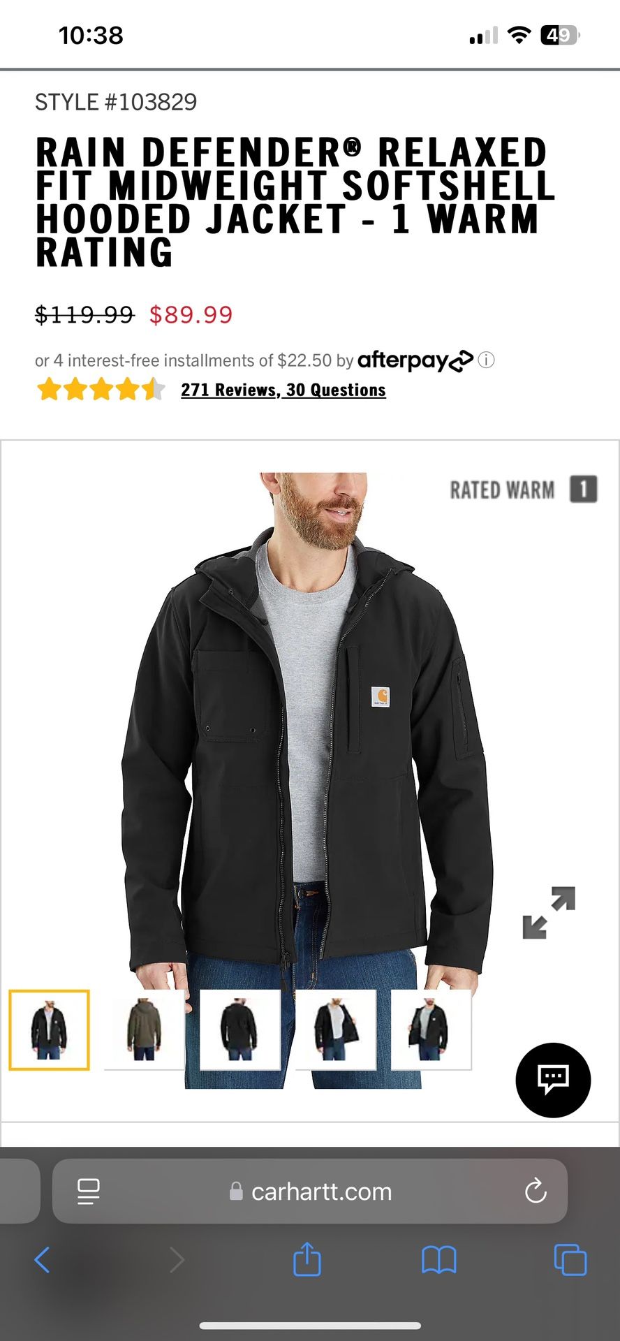 Men’s Carhart Jacket