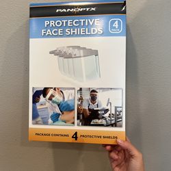 Protective Face Shields - 4 Pack