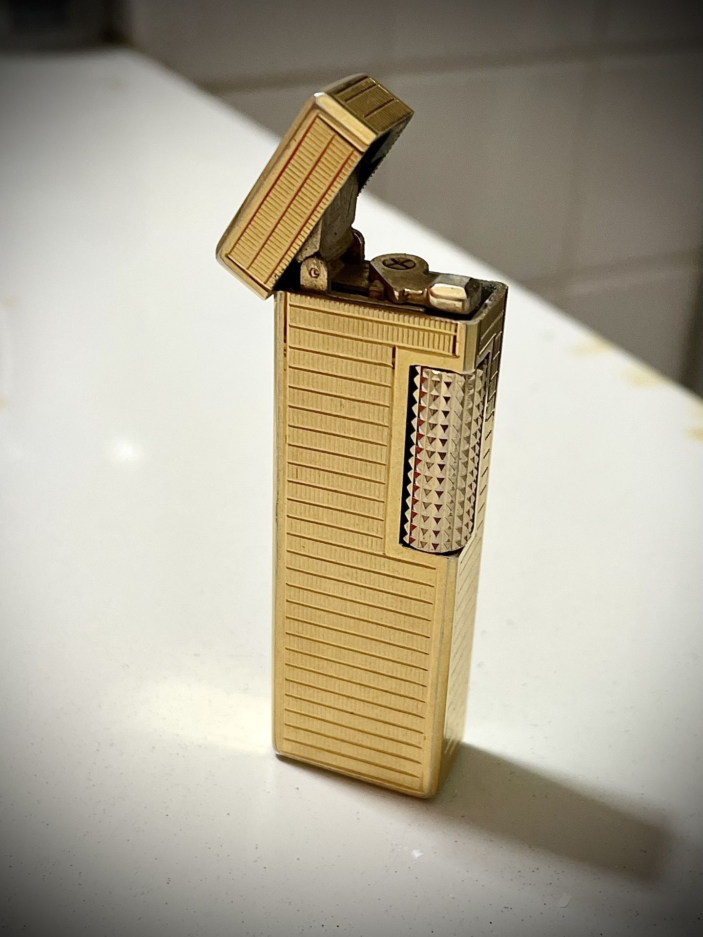 Gold Plated PRINCE Vintage Butane Lighter