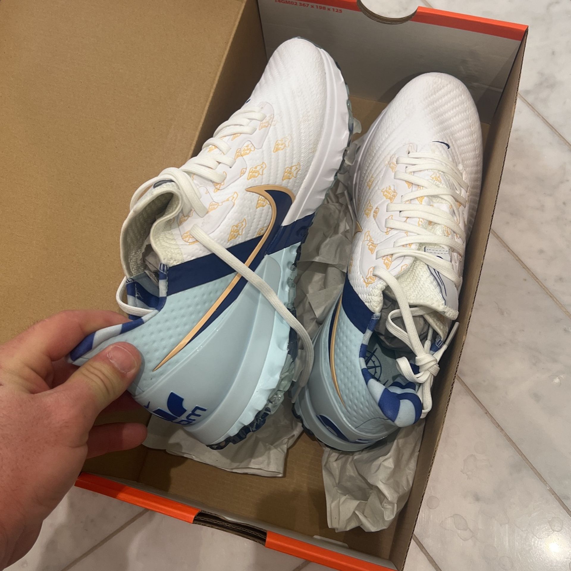 Nike Air Max 97 Golf NRG ‘Zebra’ (2021) Nrg Nike Golf Shoes Winged Foot Nrg 97s Golf Shoes Nike Air  main image 2