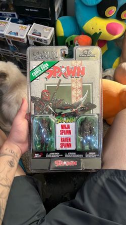 McFarlane Page Punchers 2-Pack Ninja Spawn & Raven Spawn Figures Comic SEALED