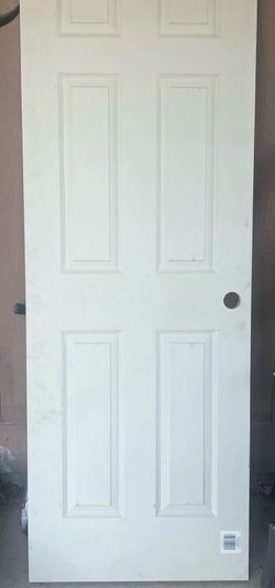 White interior door