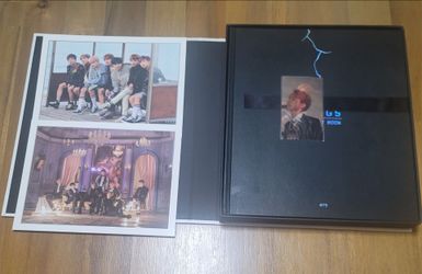 Official BTS WINGS Concept Book Complete Limited Edition Set with Lenticular Photocard