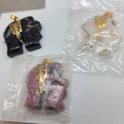 3 VINTAGE STONE ELEPHANTS 