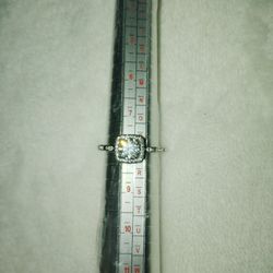 Size 8 Moissanite Ring