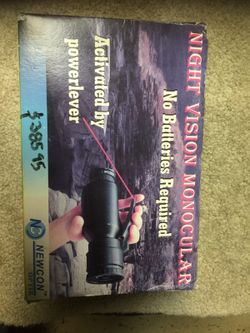 Night vision monocular
