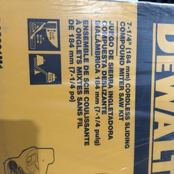 20V MAX Cordless 7-1/4 in. Sliding Miter Saw with (1) 20V Battery 4.0Ah 1.5