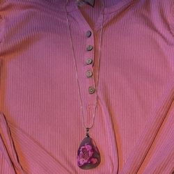 Pink Rock Necklace 
