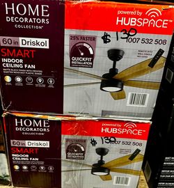 60in Smart Ceiling Fan - Driskol