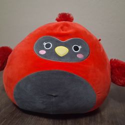 Squishmallow KellyToy Cazlan The Red Cardinal