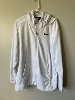 Men's Nike Dri-FIT Hooded Zip Hoodie Gray