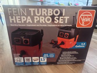 FEIN Turbo I HEPA PRO Dust Extractor Vacuum – New – (contact info removed)0