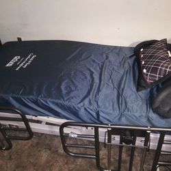 Motorized Hospital Bed and Mattress in Excellent Condition 