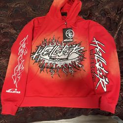 New hellstar records hoodie AUTHENTIC*