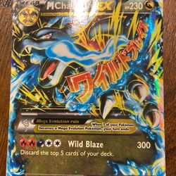 Mega Charizard Ex 69/106 Used Mega Venasaur EX with SECRET RARE OUTLINES MINT Condition 100/108. Mega Blastoise EX Used 18/83. 