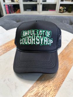 Awful Lot of Cough Syrup “Smile Fun Heavily” Trucker Hat NWOT