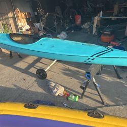 🔥🔥🔥🔥🔥MAKE Me AN  Offer!!!! 🔥🔥🔥 Not Firm On Price Dolphin E Dolphin Fiberglass Touring Kayak With Rudder