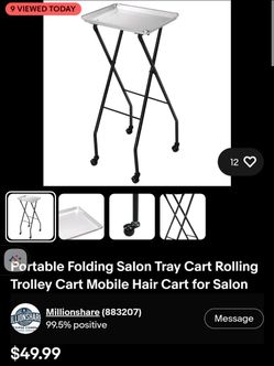 Portable salon tray