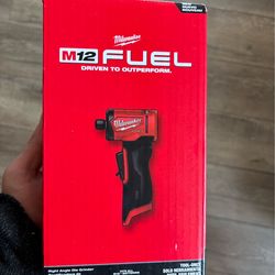 Milwaukee M12 FUEL 1/4" Right Angle Die Grinder (Tool-Only)