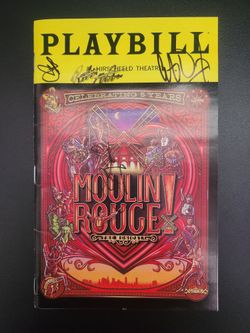 Moulin Rouge! 5th Yr Anniversary Signed Broadway Playbill 