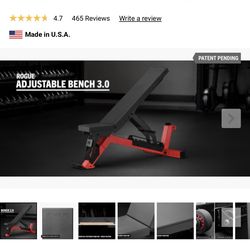 Rogue adjustable bench 3.0