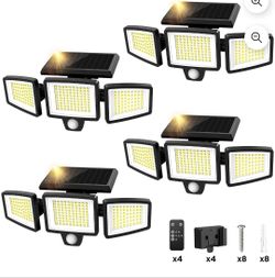 Solar Lights Outdoor - 210 LED 2500LM Waterproof