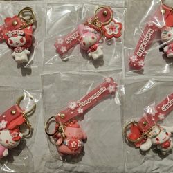 Hello Kitty And Friends Keychains 